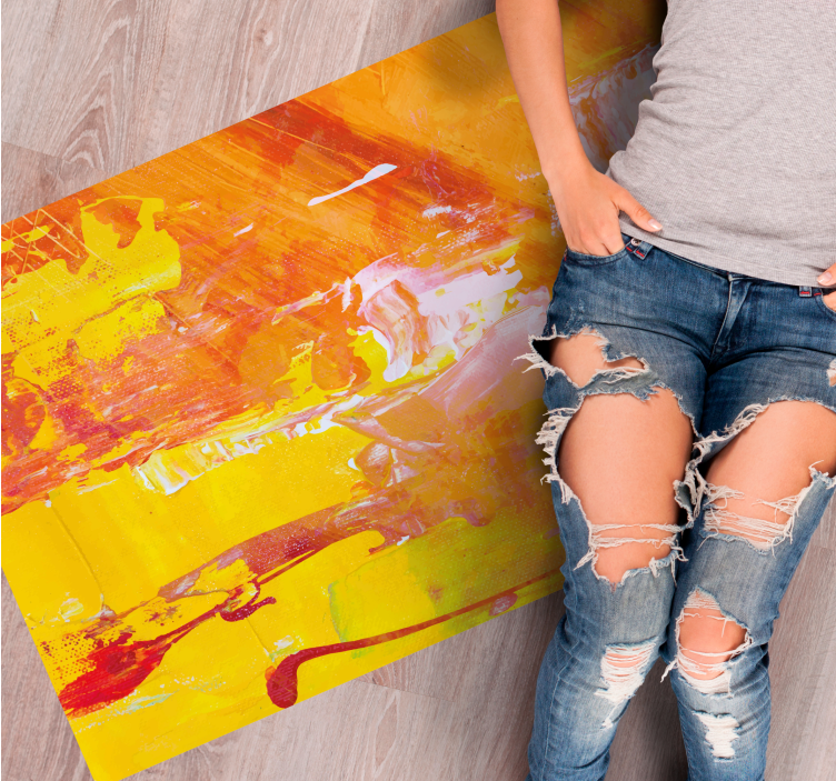 テクスチャー ビニールマット 抽象的なマーブル模様 - TENSTICKERS