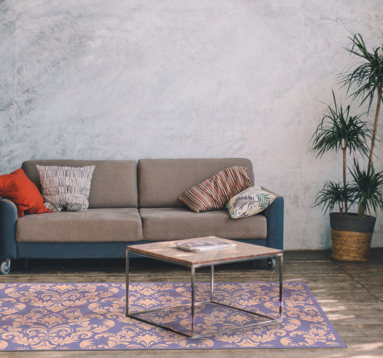 テクスチャー ビニールマット バロック模様の詳細 - TENSTICKERS