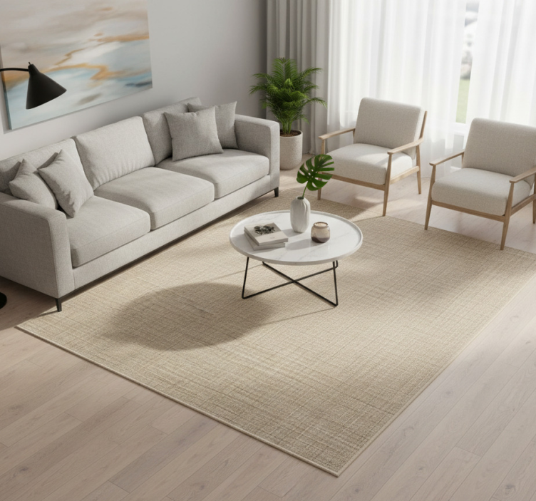 その他のテクスチャーの壁画ベージュファブリック効果 - TENSTICKERS