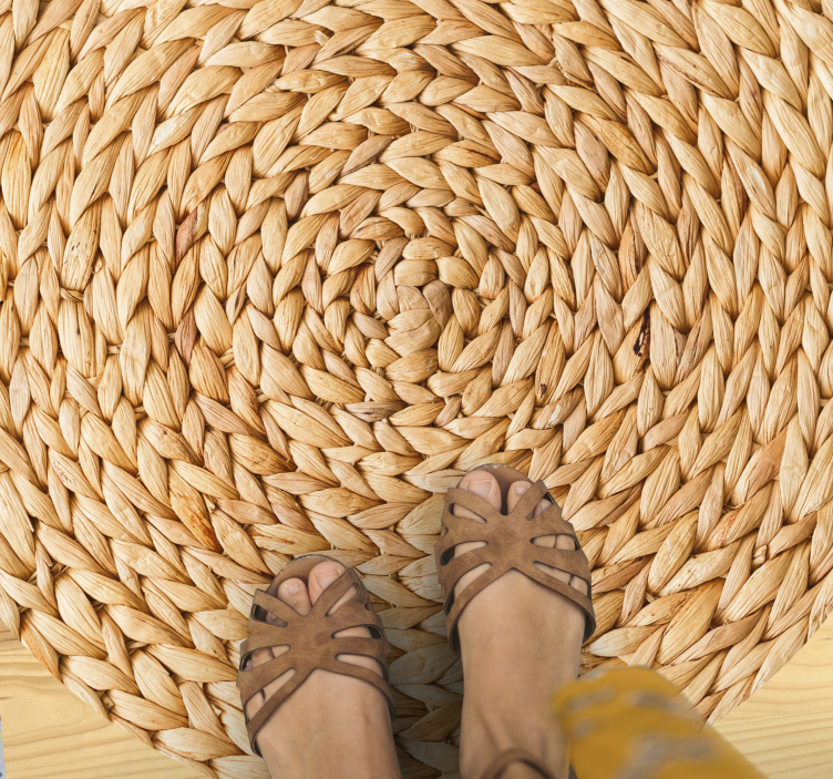 テクスチャー ビニールマット 編み模様 - TENSTICKERS