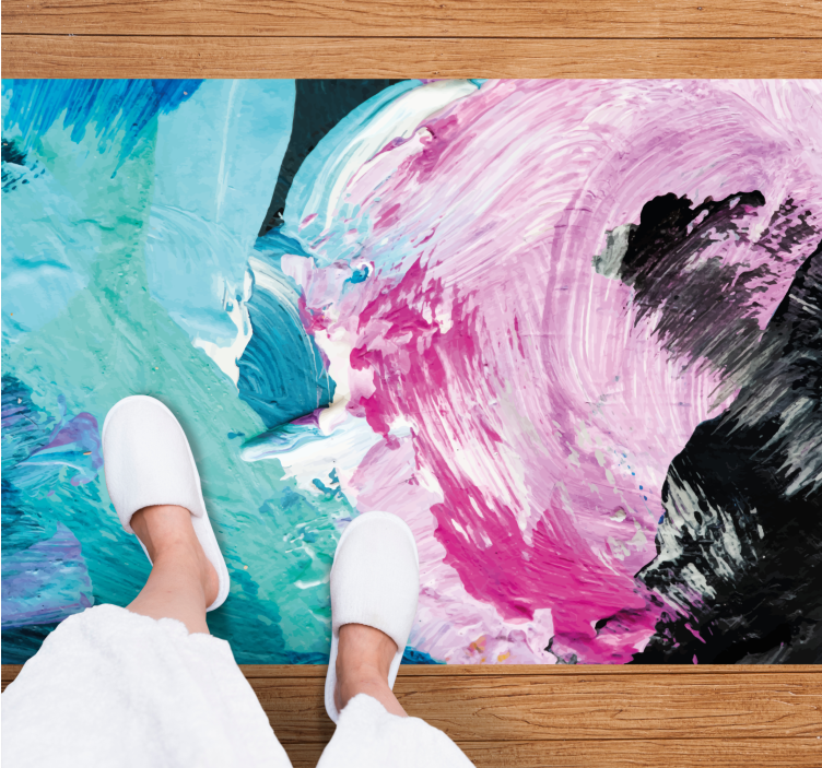 その他のテクスチャーの壁画 色の飛沫 - TENSTICKERS