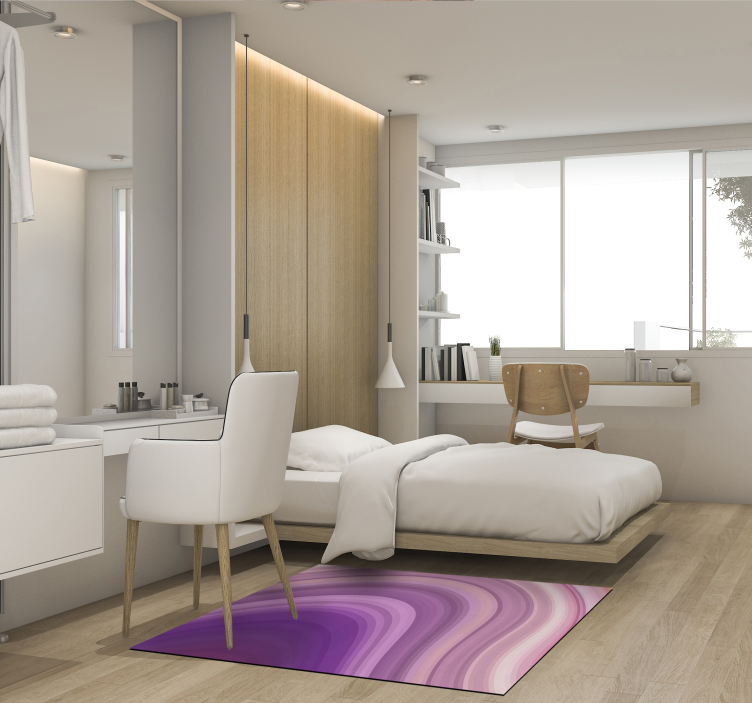 テクスチャー ビニールマット 渦巻く紫のグラデーション - TENSTICKERS