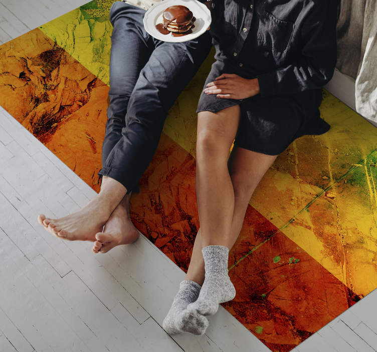 テクスチャー ビニールマット 暖かみのある色の層 - TENSTICKERS