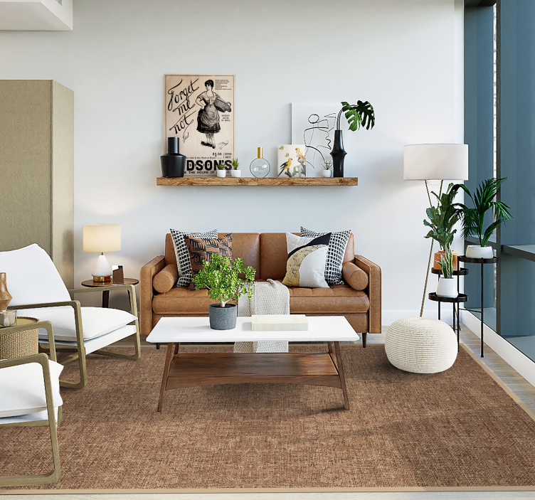 テクスチャー ビニールマット 暖かいアースカラー - TENSTICKERS