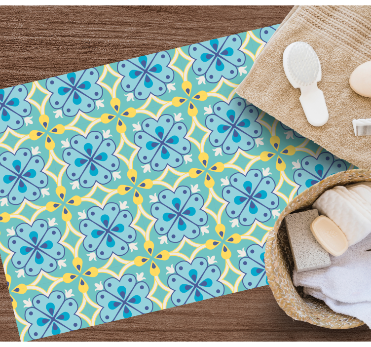 ビニール タイル カーペット 開花する要素 - TENSTICKERS