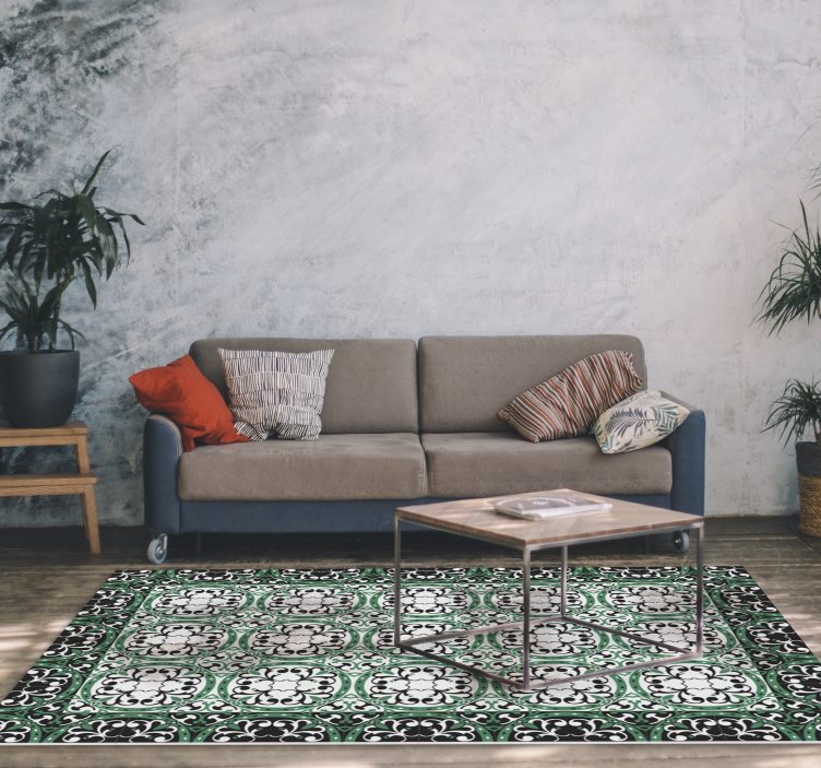 ビニール タイル カーペット 華やかなモザイク - TENSTICKERS