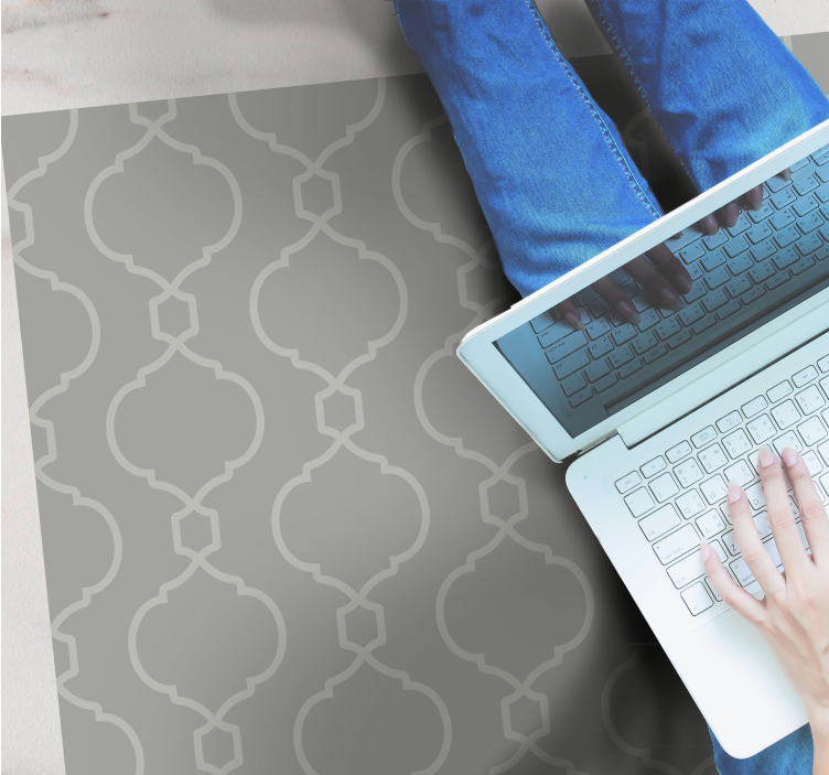 ビニール タイル カーペット おしゃれな幾何学模様 - TENSTICKERS