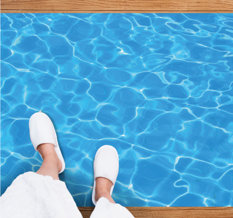 水テクスチャテクスチャカーペット - TENSTICKERS