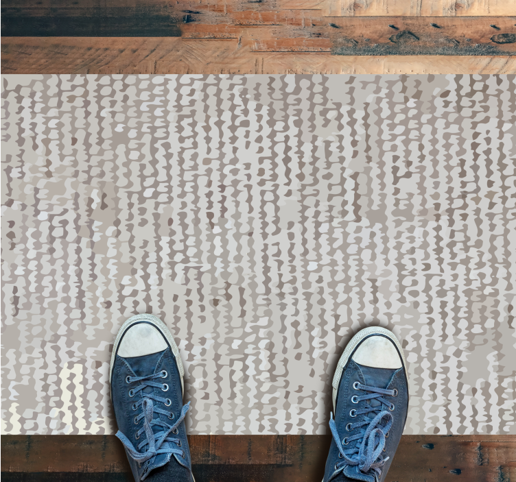 白い天然繊維模造テクスチャカーペット - TENSTICKERS