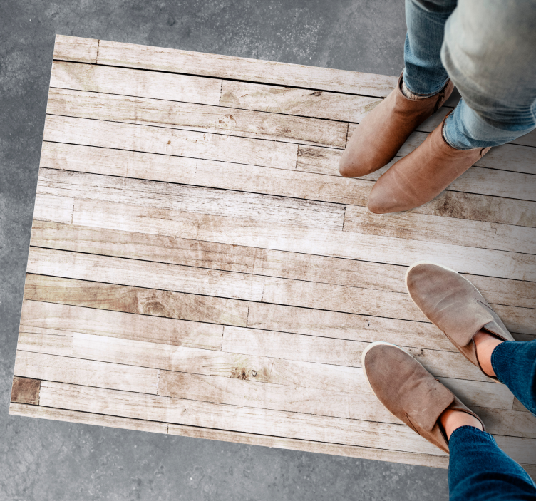 木効果ビニールマットライトプランク効果 - TENSTICKERS