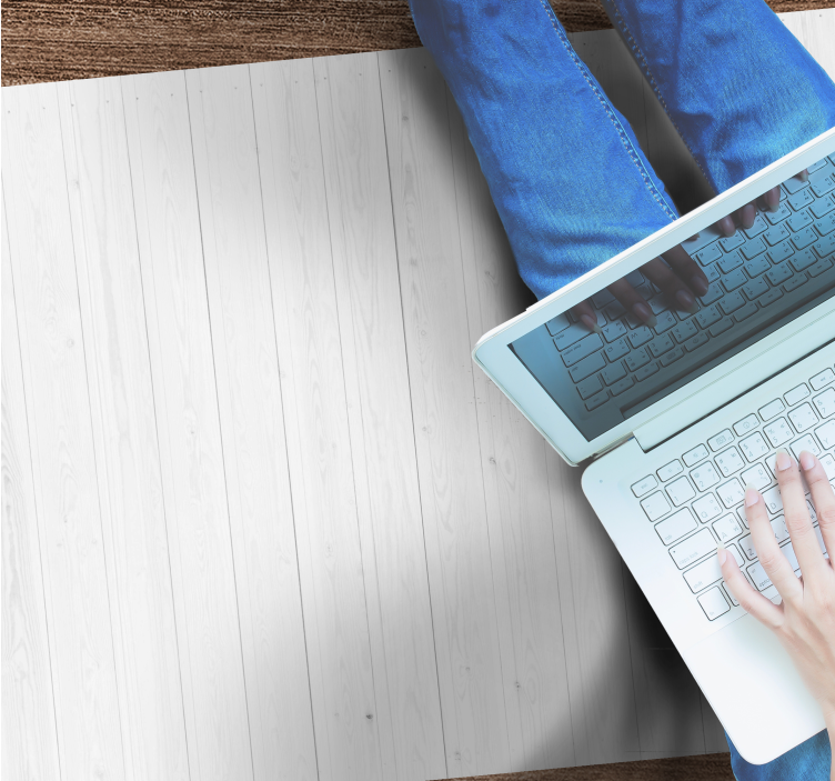 木効果 ビニールマット ライトテクスチャー - TENSTICKERS