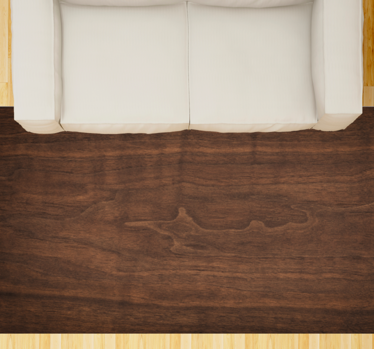 木効果ビニールマットリッチウォルナットテクスチャー - TENSTICKERS