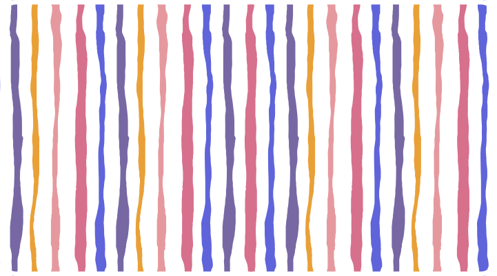 バスルームに1枚ビニールカーペット カラフルな幅広のストライプ - TENSTICKERS