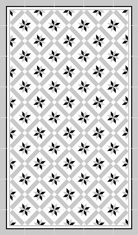 キッチン マット ビニール 油圧グレー - TENSTICKERS