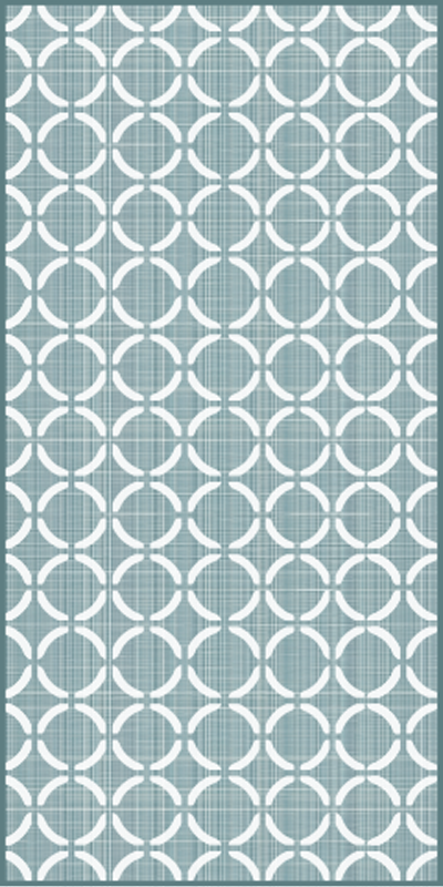 キッチン マット ビニール オールドスタイルのグリーン - TENSTICKERS