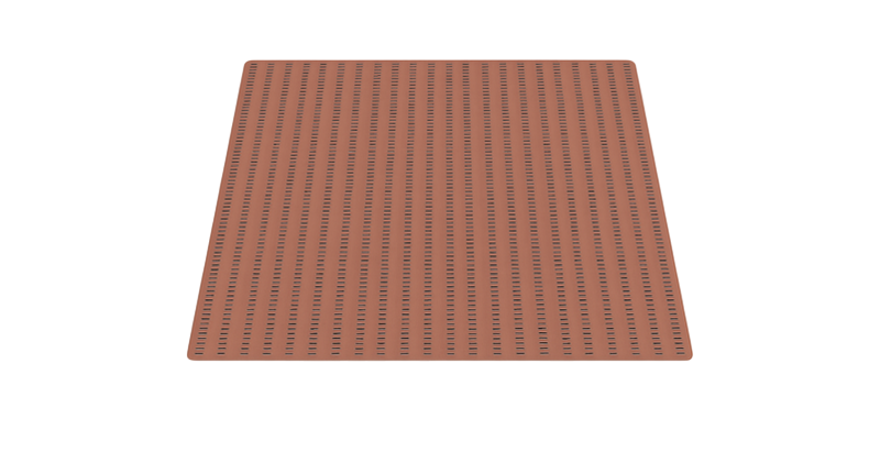 バルコニー用ビニルカーペット 破線デザイン - TENSTICKERS