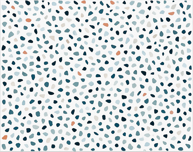 キッチン マット ビニール 小さなカラフルな石 - TENSTICKERS