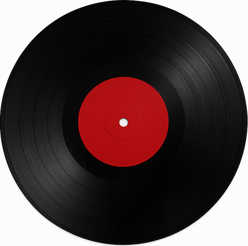 ダイニングルーム ビニールマット 巨大なビニールレコード - TENSTICKERS