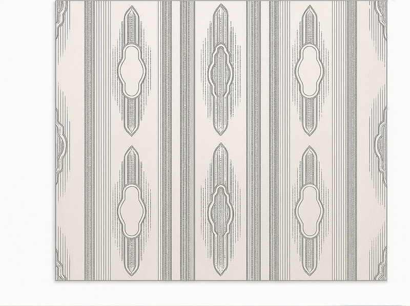 ダイニングルーム ビニールマット 複雑な民族的幾何学 - TENSTICKERS