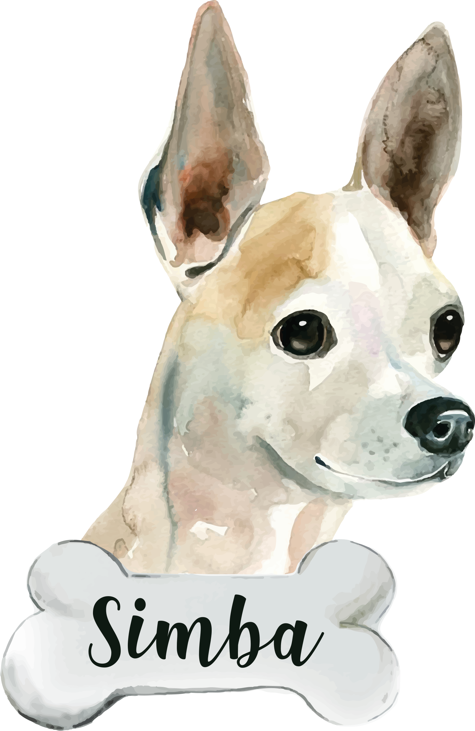 動物 ビニールマット 名前入り犬 - TENSTICKERS