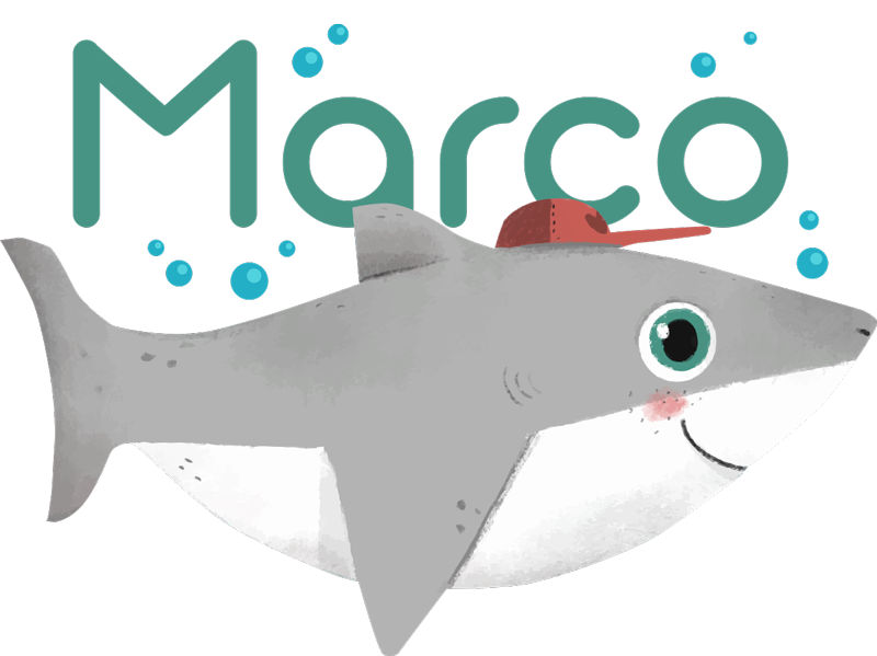 動物 ビニールマット サメキャラクター遊び心満載 - TENSTICKERS