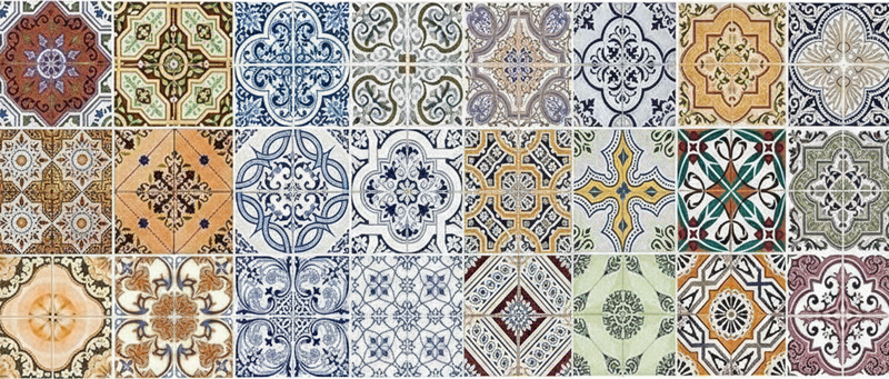 キッチン マット ビニール エクレクティック地中海スタイル - TENSTICKERS