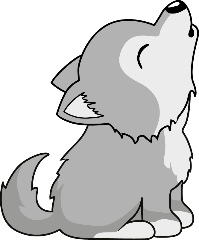 動物 ビニールマット 吠える犬のイラスト - TENSTICKERS