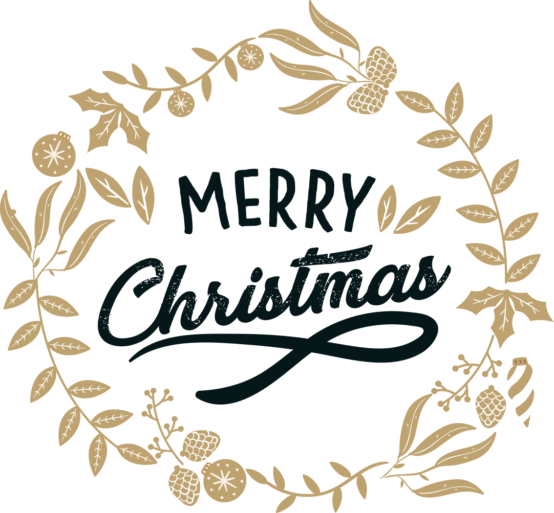 クリスマスの壁画フローラル刺繍のクリスマス - TENSTICKERS