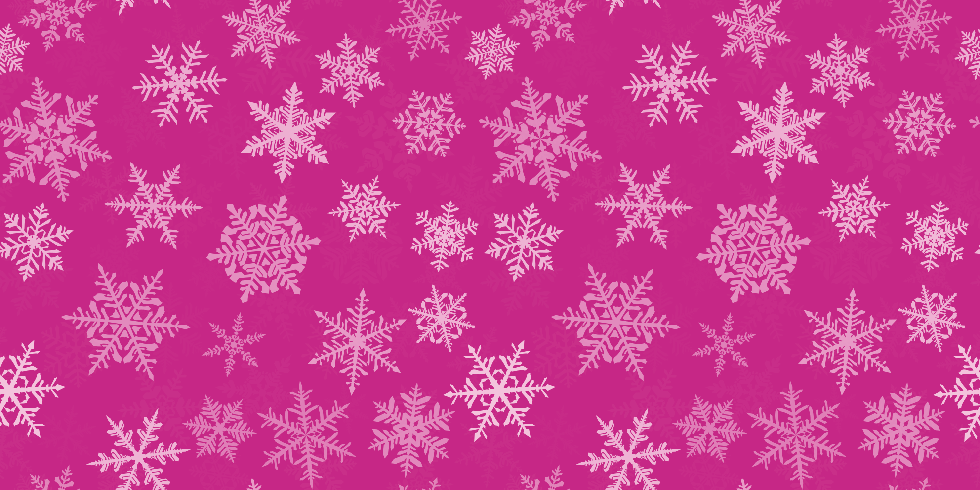 クリスマスの壁画雪の結晶模様オーバーレイ - TENSTICKERS