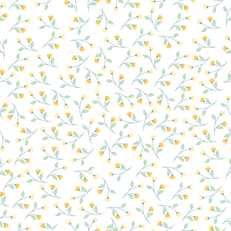 花と植物の壁画春のスタイル - TENSTICKERS