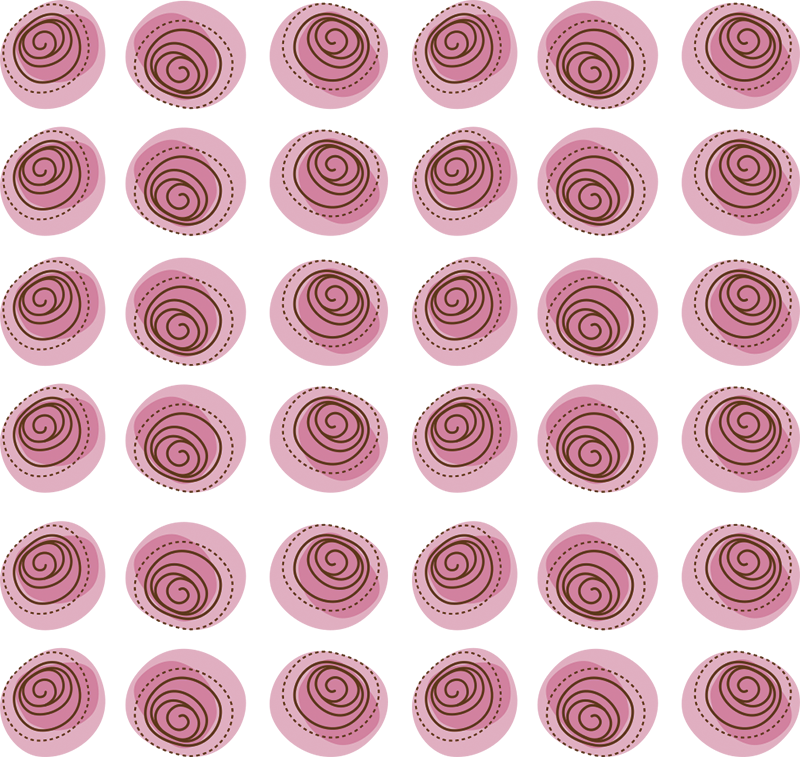 花と植物の壁画ピンクの花の装飾 - TENSTICKERS