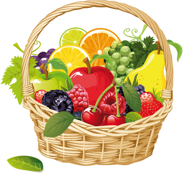 キッチン マット ビニール フルーツバスケット - TENSTICKERS