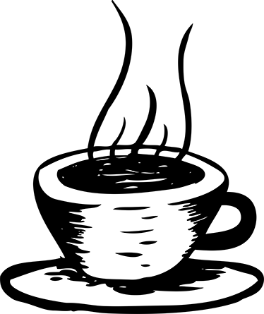 キッチン マット ビニール ミルク入りコーヒー - TENSTICKERS