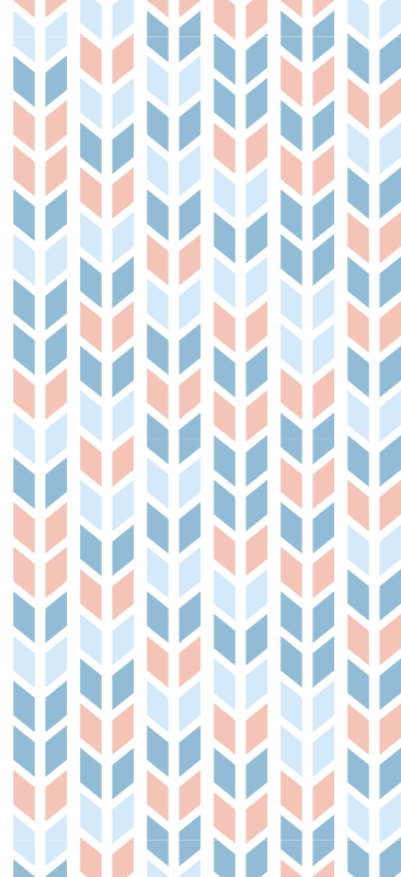 キッチン マット ビニール 北欧スタイル 縦矢印 - TENSTICKERS