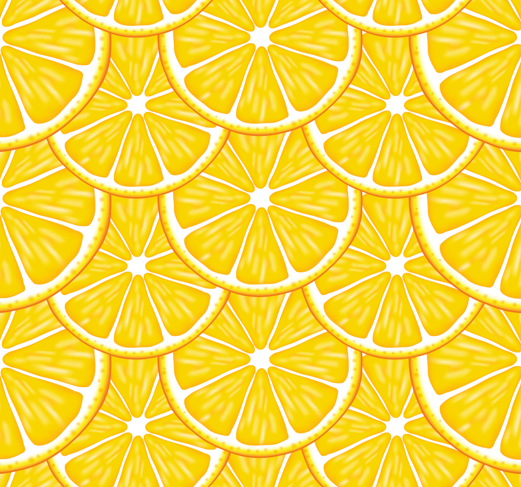 キッチン マット ビニール オレンジ柄 - TENSTICKERS