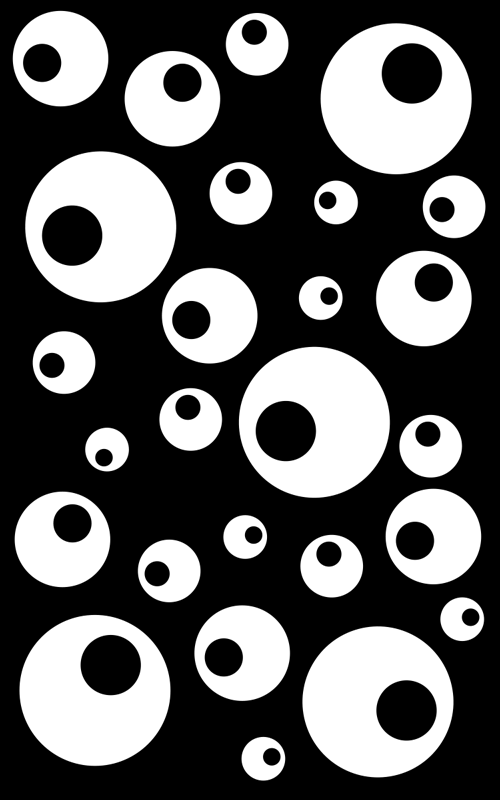 バスルームに1枚ビニールカーペット水の珠 - TENSTICKERS