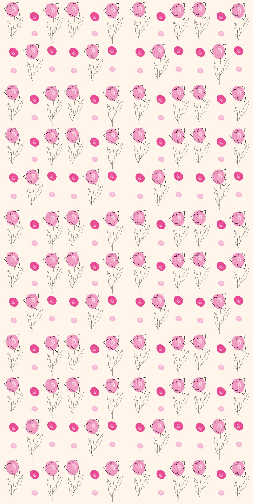 花と植物の壁画ブーゲンビリアパトロン - TENSTICKERS