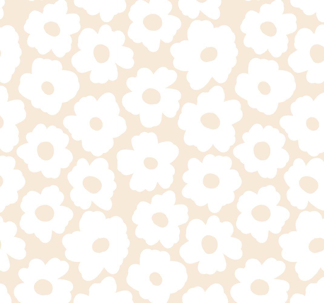 花と植物の壁画ホワイトポピー - TENSTICKERS
