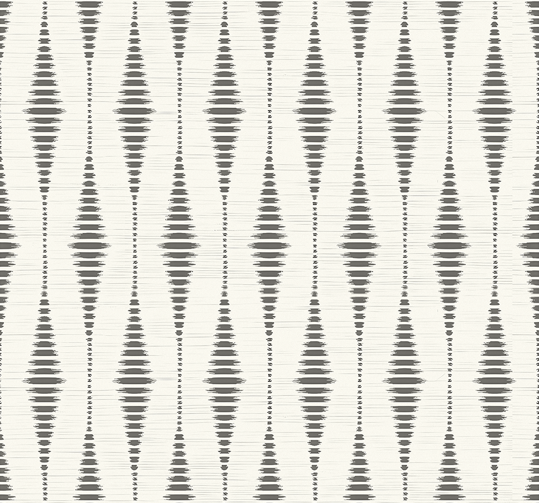 幾何学的なビニールマット「ラバウルイカット」グレーとベージュ - TENSTICKERS