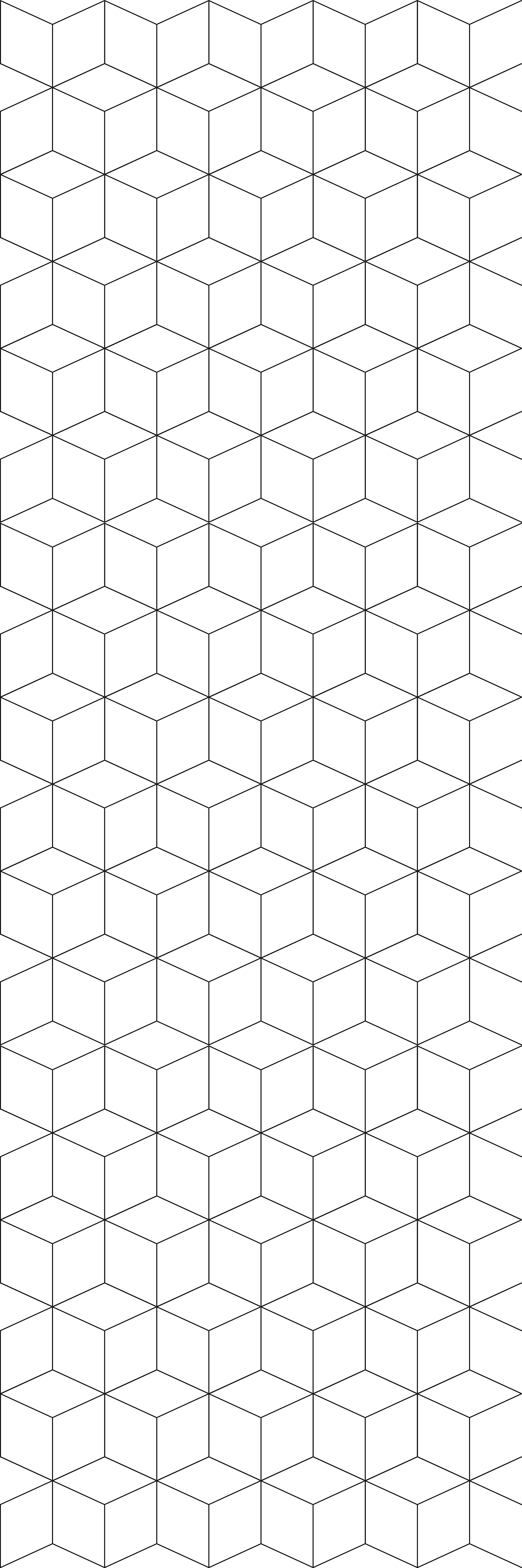 幾何学的なビニールマット 幾何学的な立方体模様 - TENSTICKERS