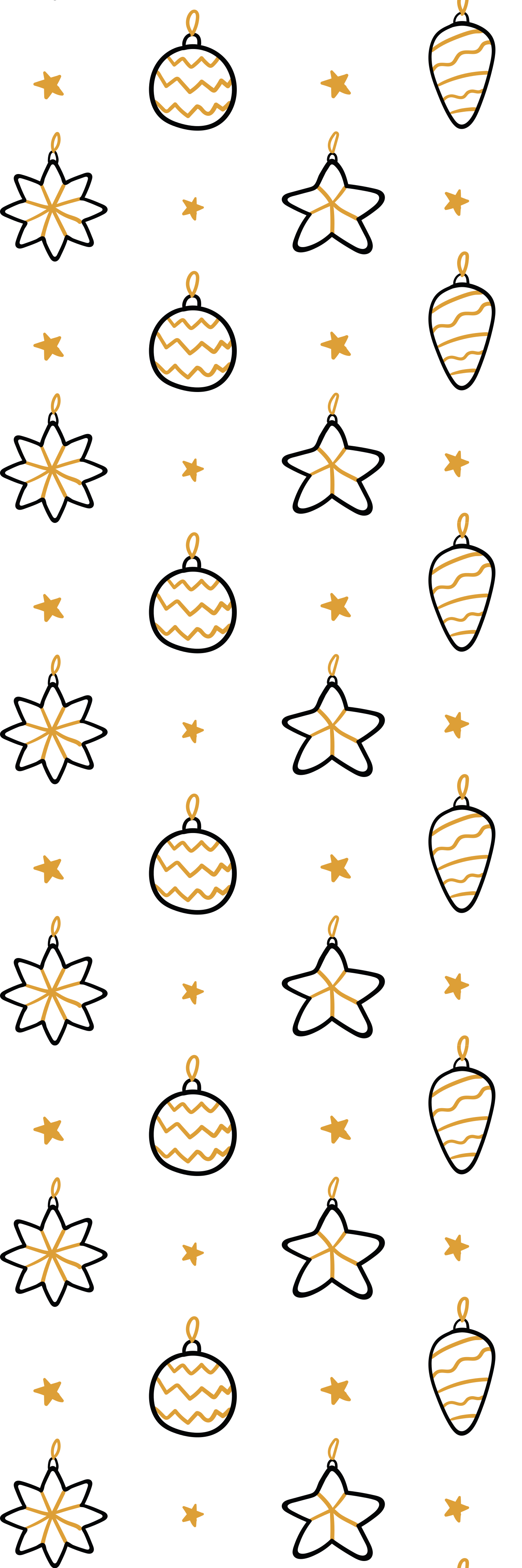 クリスマスの壁画白い幾何学的星のパターン - TENSTICKERS