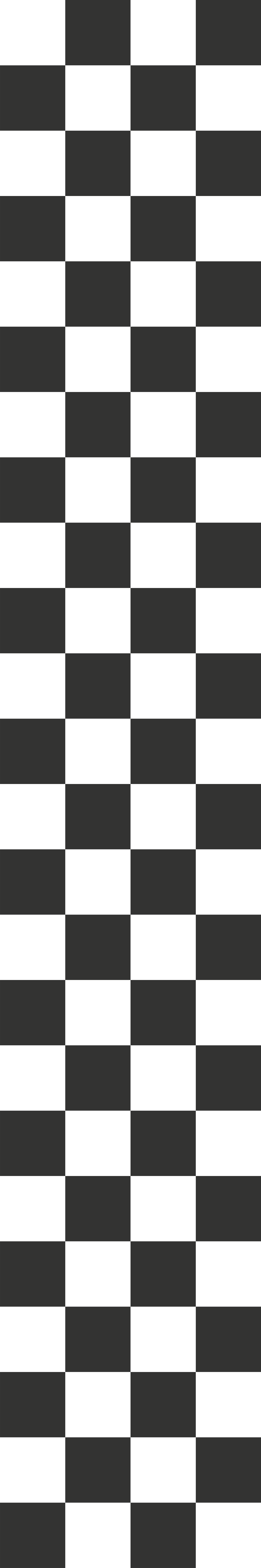 寝室 ビニールマット 白黒チェック柄 - TENSTICKERS
