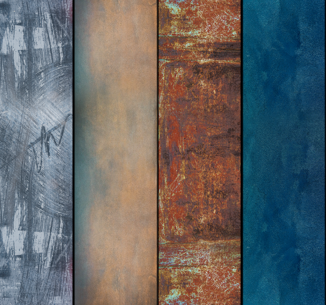 寝室 ビニールマット 抽象テクスチャーパネル - TENSTICKERS