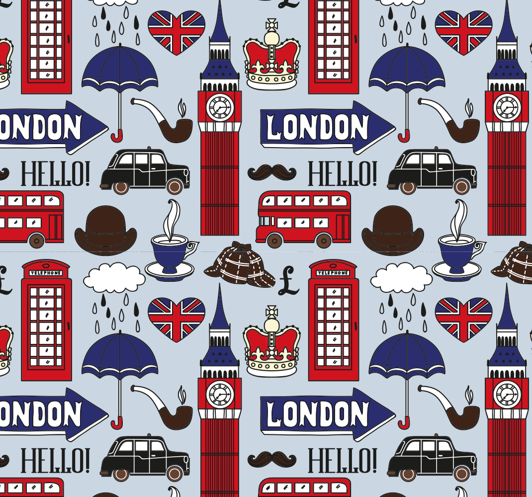 寝室 ビニールマット 英国ロンドンのベスト - TENSTICKERS