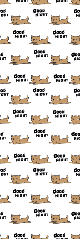 寝室 ビニールマット 可愛い犬が眠っている - TENSTICKERS