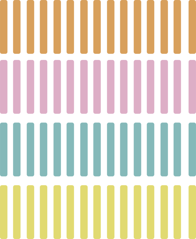 幾何学的なビニールマット カラフルなコンフェティステッカー - TENSTICKERS