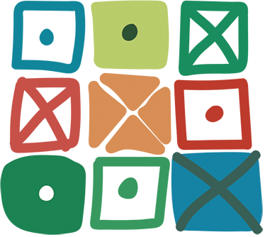 幾何学的なビニールマット異なる四角形デザイン - TENSTICKERS