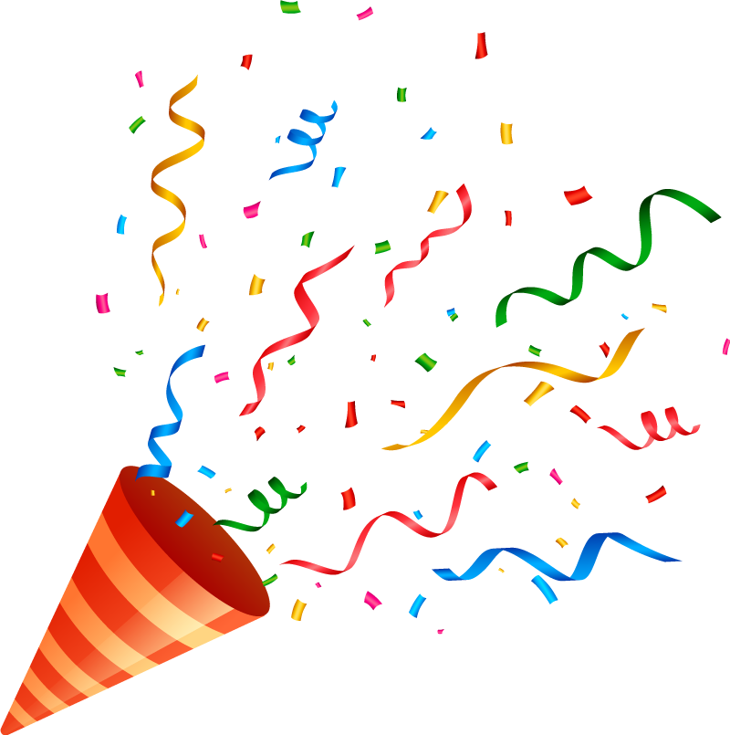 幾何学的なビニールマットお祝いのコンフェッティ - TENSTICKERS