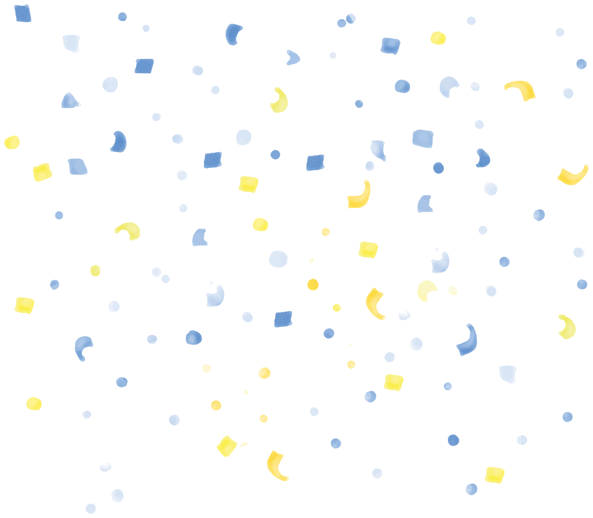 幾何学的なビニールマット水彩のコンフェッティ - TENSTICKERS