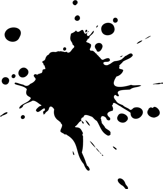 幾何学的なビニールマット スプラッシュエフェクトグラフィック - TENSTICKERS